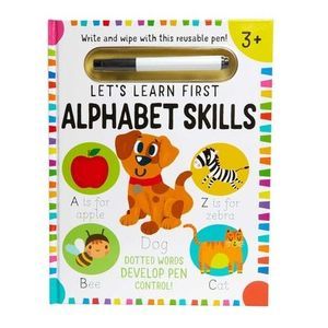 Let's Learn: First Alphabet Skills (Write and Wipe) -- Insight Editions